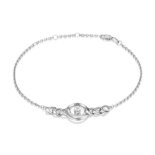 Браслет «Энергия» из белого золота с натуральными топазами white 05-0701-00-201-1120