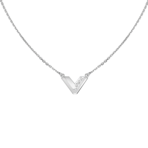 Колье из белого золота с фианитами 07-0260-00-401-1120