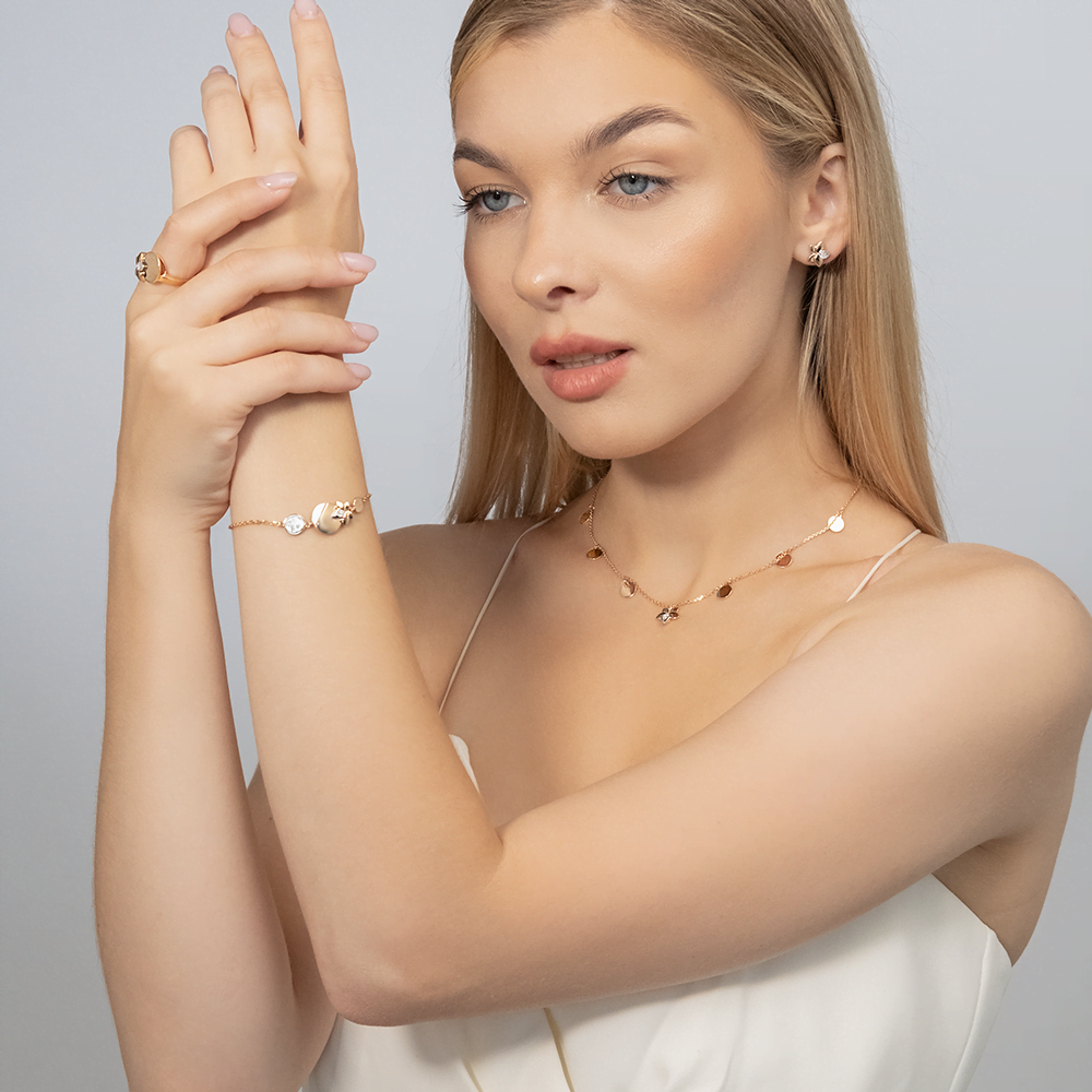 Кольцо из комбинированного золота с бриллиантами 01-5610-00-101-1111