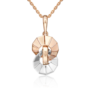 Подвеска из комбинированного золота 03-3541-00-000-1111