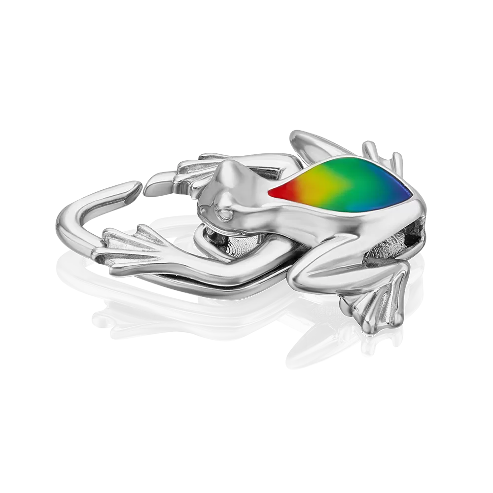 Соул «Лягушка» из серебра с эмалью 14-0015-00-000-0200