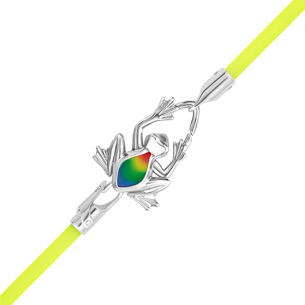 Соул «Лягушка» из серебра с эмалью 14-0015-00-000-0200
