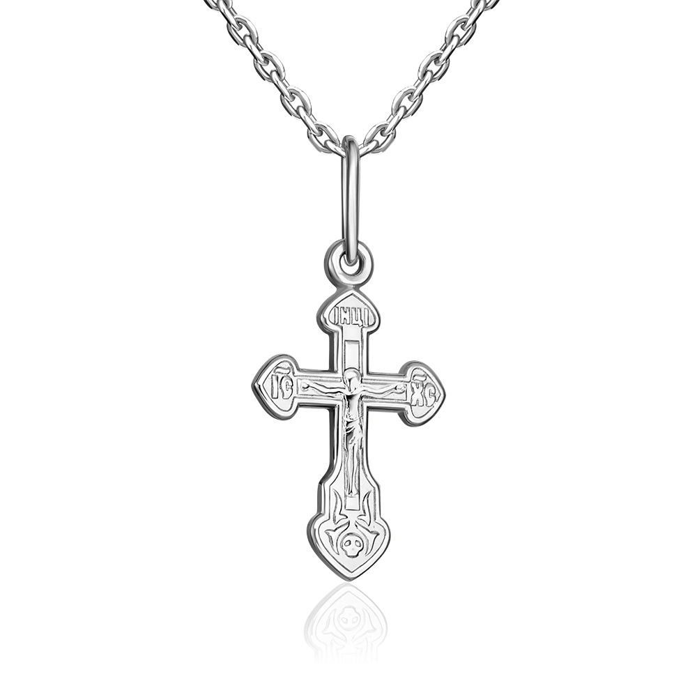 Православный крест из серебра 03-1729-00-000-0200