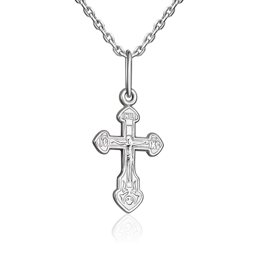 Православный крест из серебра 03-1729-00-000-0200