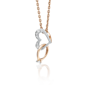 Подвеска «Выходи за меня!» из красного золота с фианитами 03-2511-00-401-1110-03