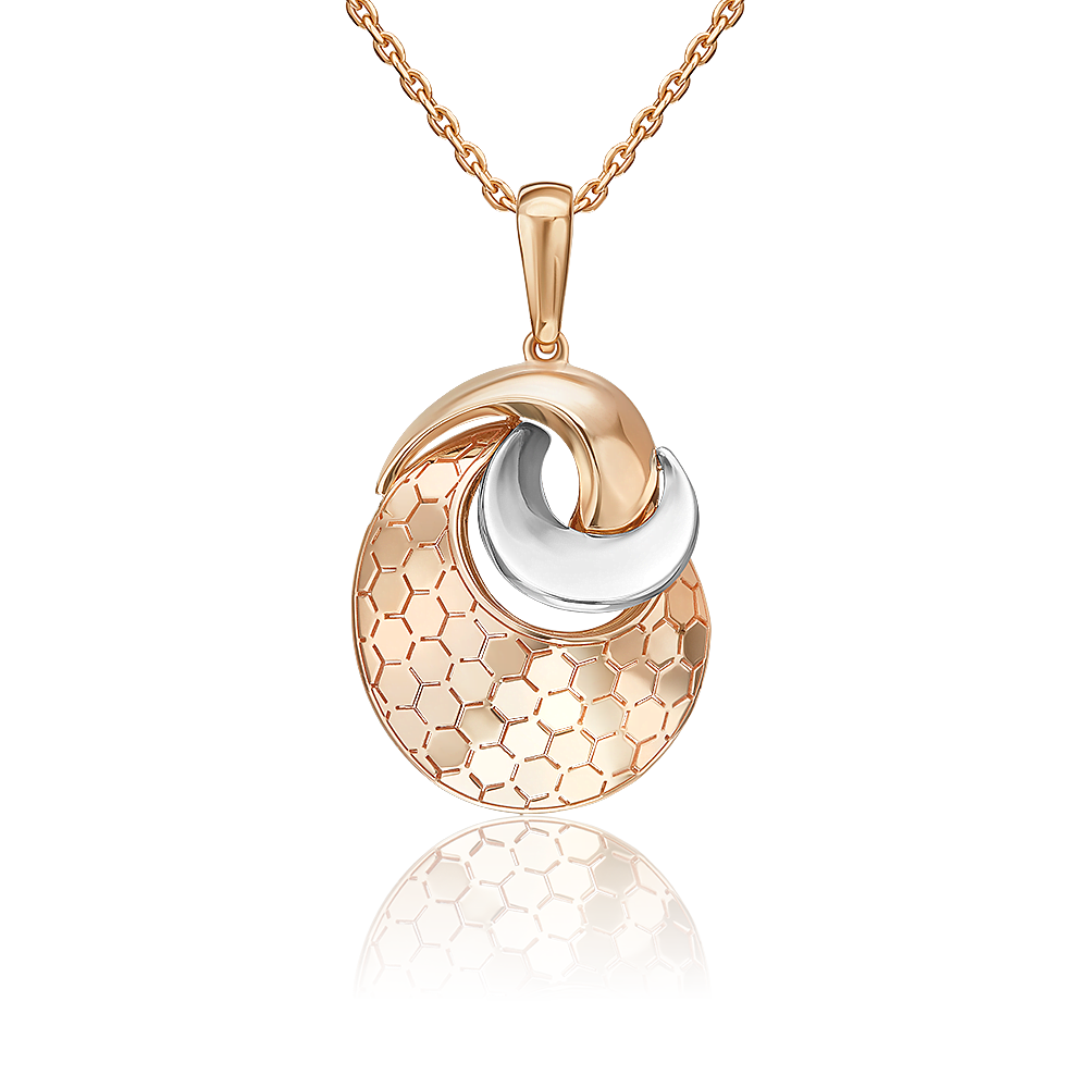 Подвеска из комбинированного золота 03-3480-00-000-1111