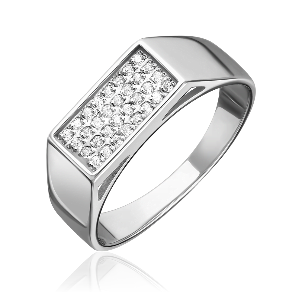 Кольцо из серебра с фианитами 01-2698-00-401-0200