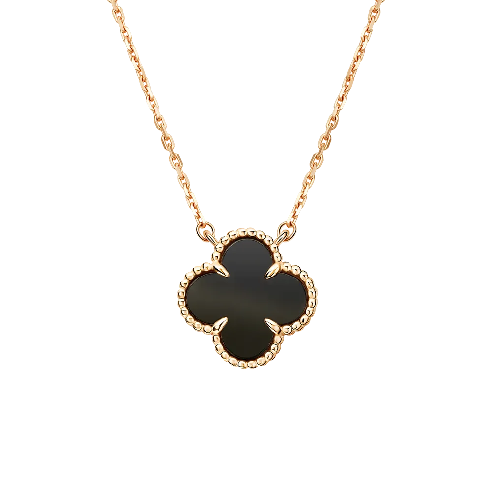 Колье из красного золота с ониксом 07-0271-00-281-1110