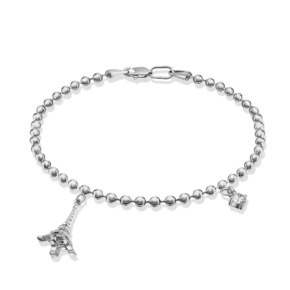 Браслет «Эйфелева башня» из серебра с фианитом 05-0610-00-401-0200-69