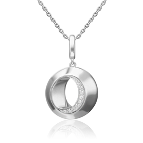 Подвеска из серебра с фианитами 03-3402-00-401-0200