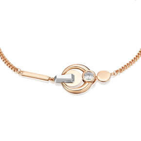 Браслет из комбинированного золота с натуральным топазом white 05-0749-00-201-1111