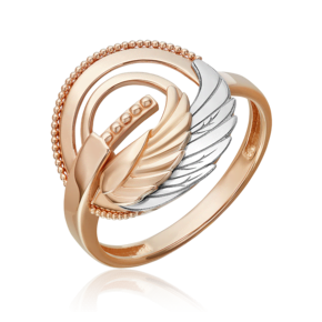 Кольцо «Секрет любви» из комбинированного золота 01-5787-00-000-1111