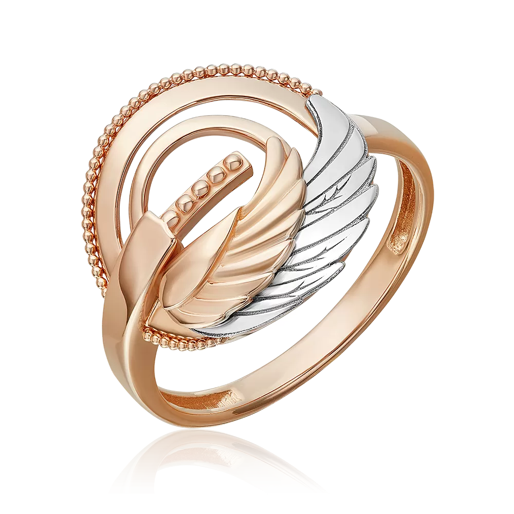 Кольцо «Секрет любви» из комбинированного золота 01-5787-00-000-1111