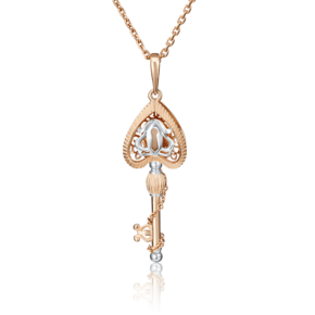 Подвеска «Ключ» из красного золота 03-2836-00-000-1110-48