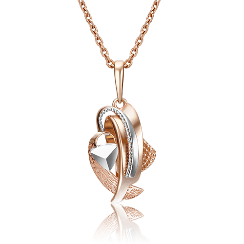 Подвеска из комбинированного золота 03-2851-00-000-1111-66