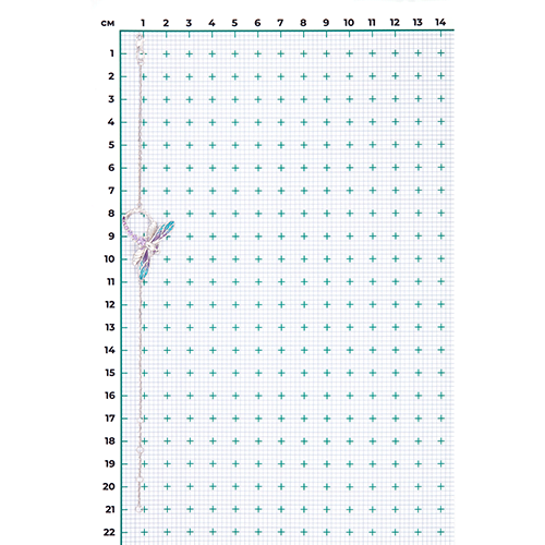 Браслет «Стрекоза» из серебра с аметистами и эмалью 05-0689-00-203-0200-68