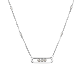 Колье из белого золота с бриллиантами 07-0276-00-101-1120