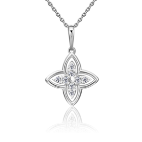 Подвеска из белого золота с фианитами 03-3634-00-401-1120