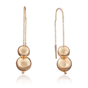 Серьги-цепочки из красного золота 02-3660-00-000-1110-01