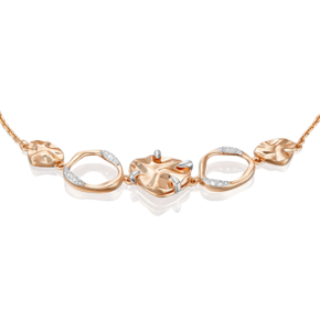 Браслет «Шарм» из красного золота с натуральными топазами white 05-0757-00-201-1110