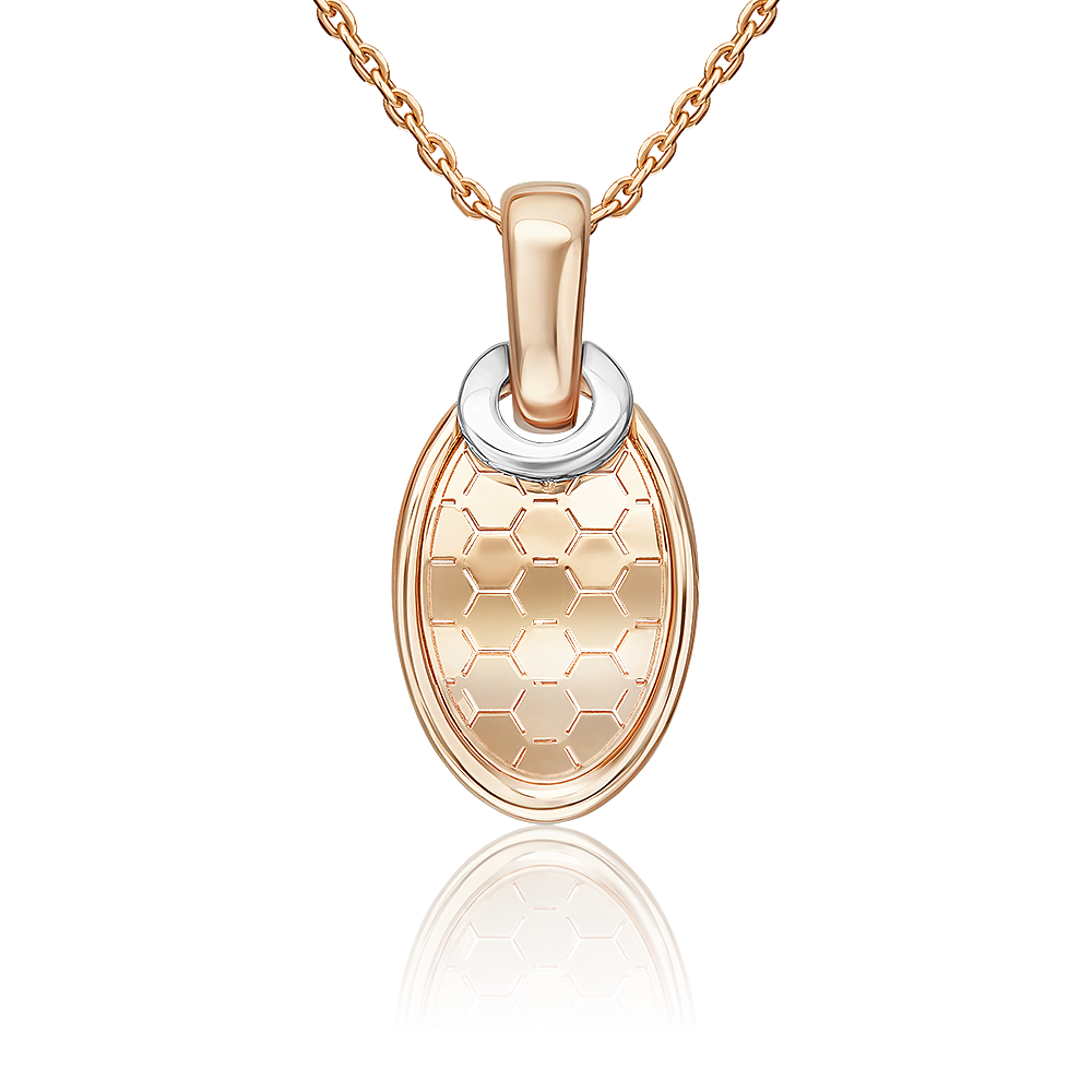 Подвеска из комбинированного золота 03-3476-00-000-1111