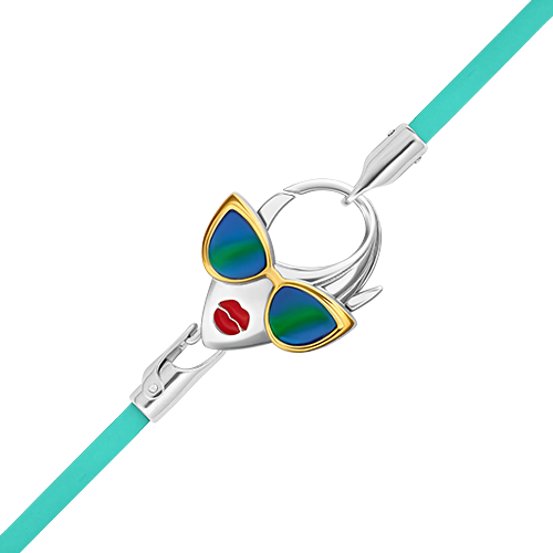 Соул «Девушка в очках» из серебра с эмалью 14-0004-00-000-0200