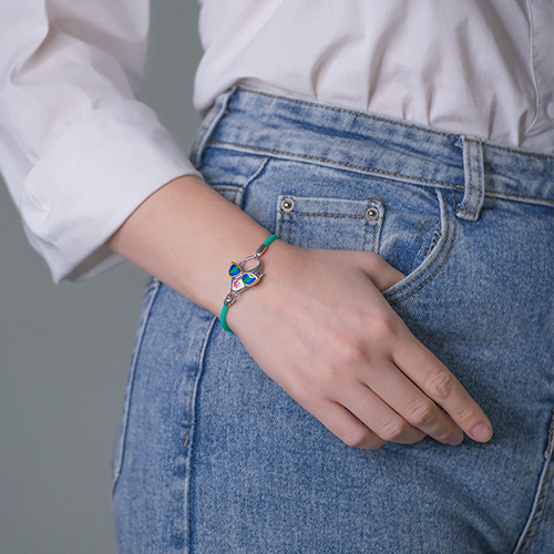 Соул «Девушка в очках» из серебра с эмалью 14-0004-00-000-0200