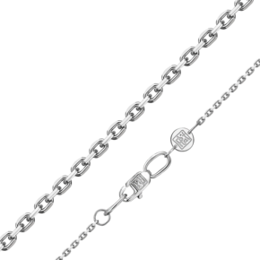 Цепь из серебра с алмазной гранью (плетение «Якорное») 21-0831-040-0200-73
