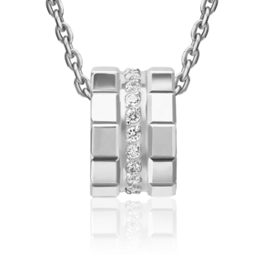 Подвеска-бегунок из белого золота с бриллиантом 03-3651-00-101-1120