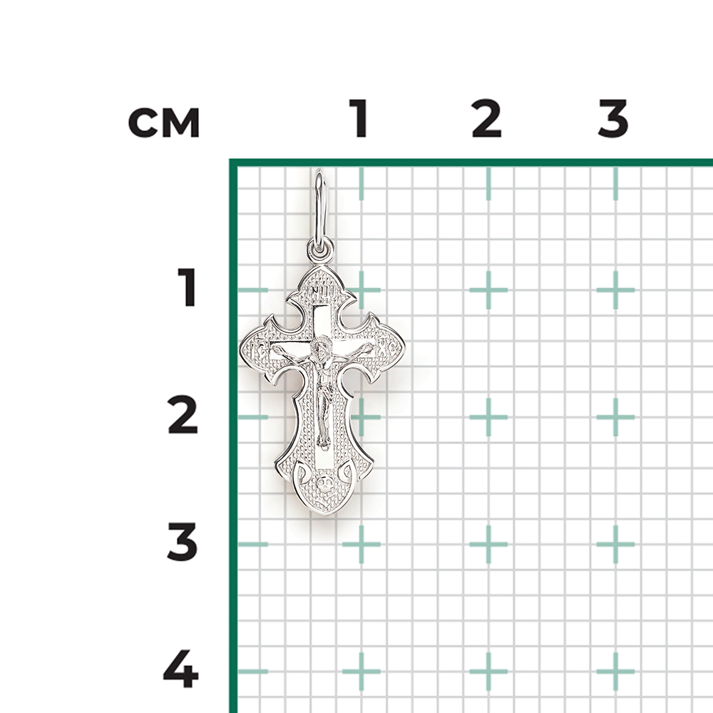 Православный крест из серебра 03-1699-00-000-0200