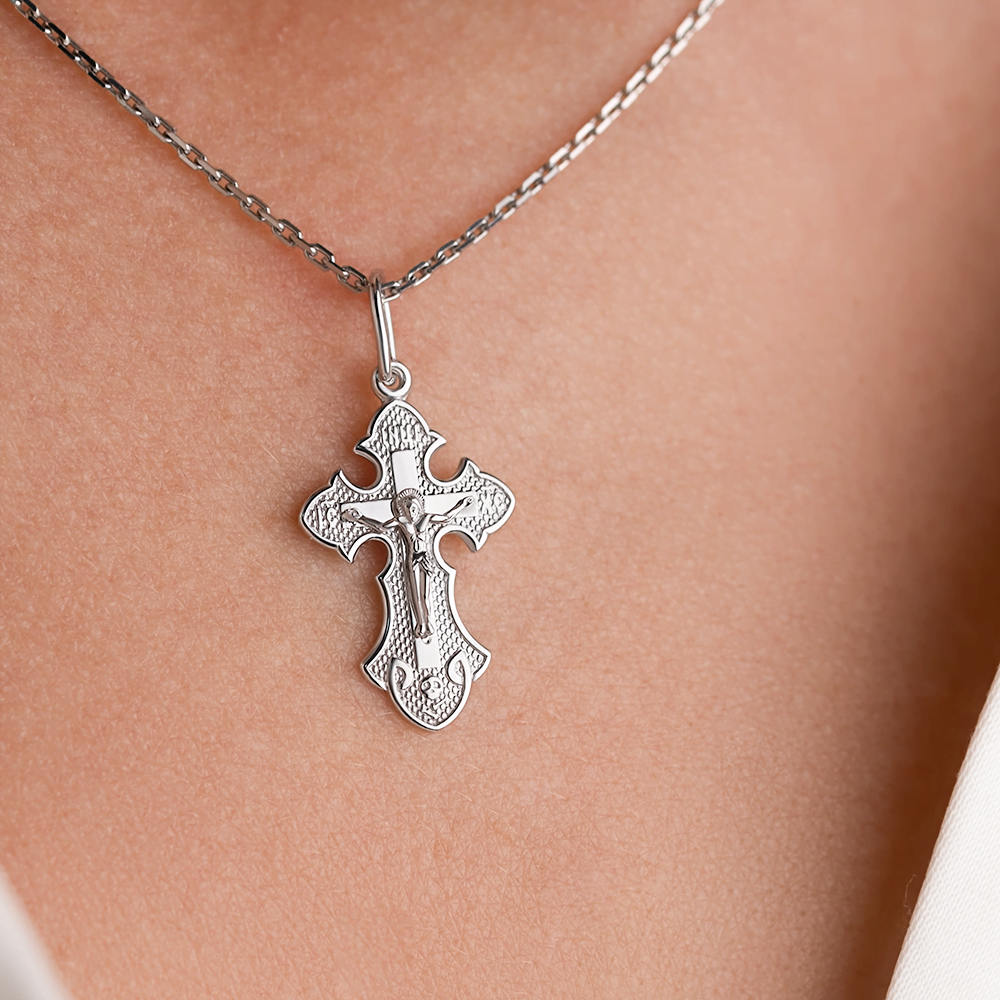 Православный крест из серебра 03-1699-00-000-0200