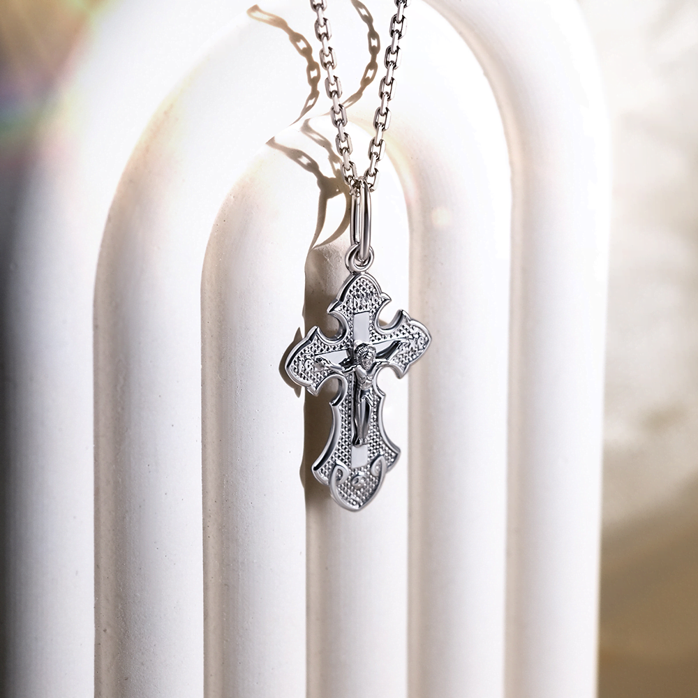 Православный крест из серебра 03-1699-00-000-0200