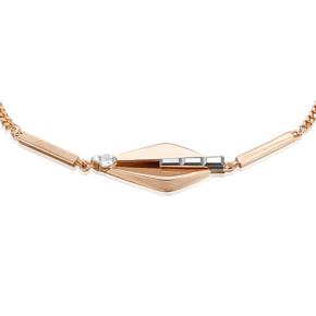 Браслет из комбинированного золота с натуральным топазом white 05-0742-00-201-1111