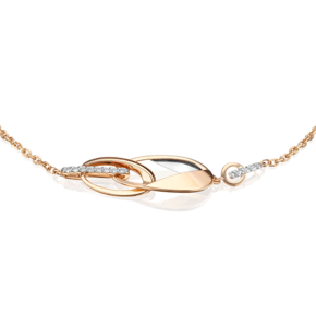 Браслет «Сияние» из комбинированного золота с натуральными топазами white 05-0698-00-201-1111