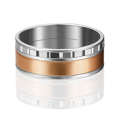 Обручальное кольцо из комбинированного золота 01-4995-00-000-1111