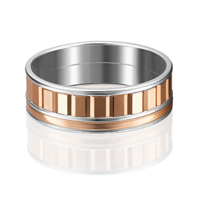 Обручальное кольцо из комбинированного золота 01-4996-00-000-1111