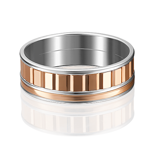 Обручальное кольцо из комбинированного золота 01-4996-00-000-1111