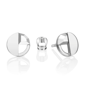 Серьги-пусеты из белого золота 02-5054-00-000-1120