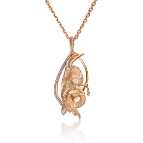 Подвеска «Знак зодиака Козерог» из комбинированного золота 03-2814-01-000-1111-48