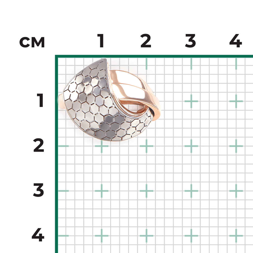Кольцо из комбинированного золота 01-5769-01-000-1111