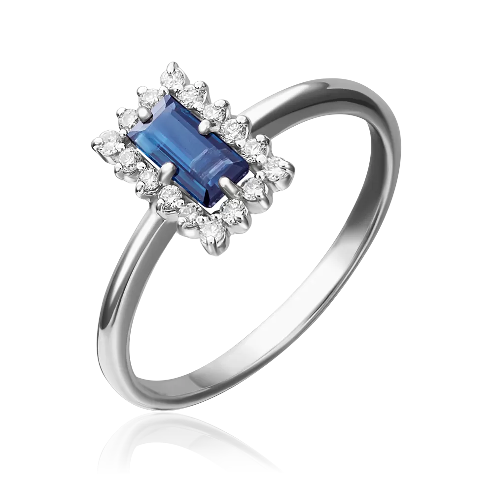 Кольцо из серебра с фианитами 01-1514-00-404-0200