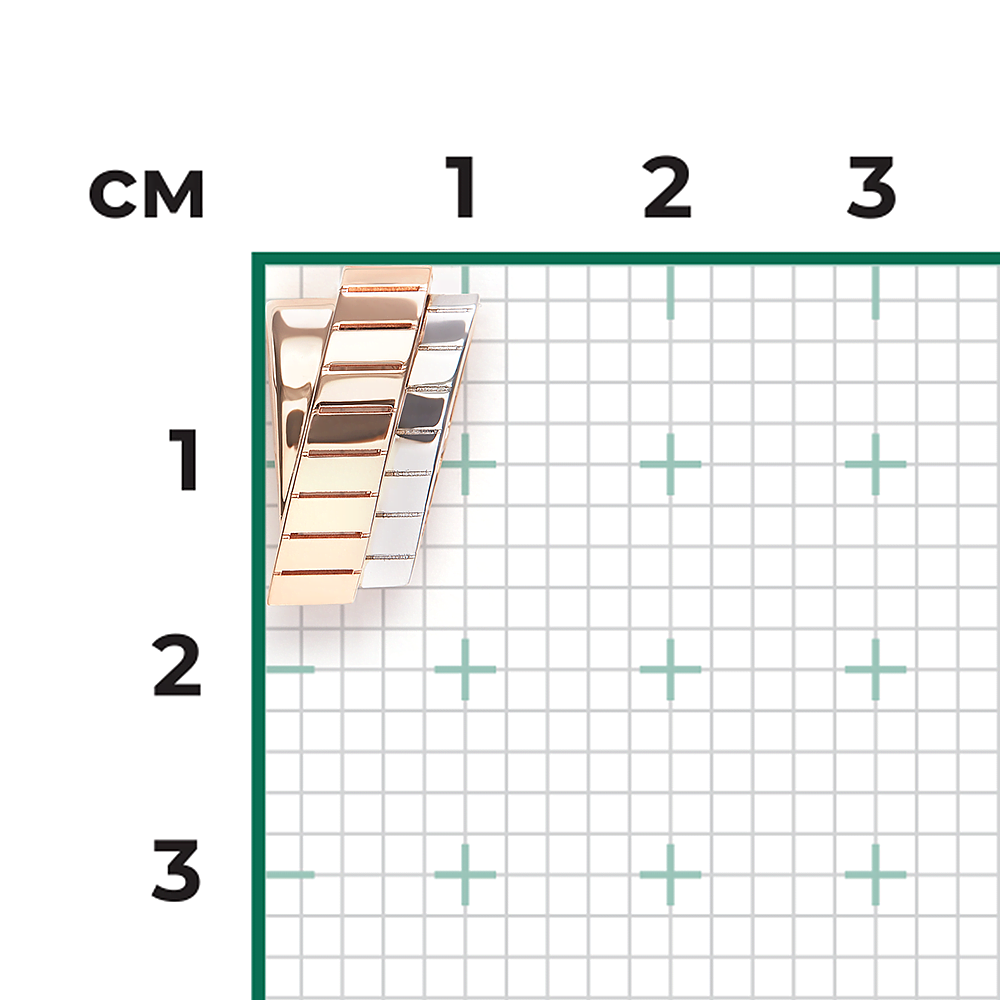 Подвеска из комбинированного золота 03-3535-00-000-1111