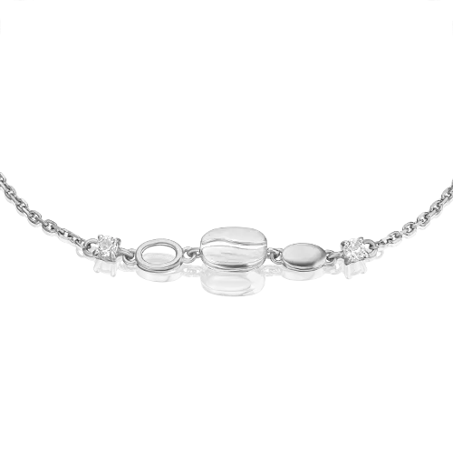 Браслет из белого золота с натуральными топазами white 05-0716-01-201-1120