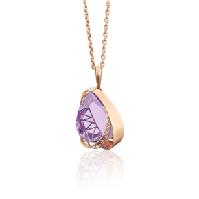 Подвеска из красного золота с аметистом 03-2591-00-203-1110-46