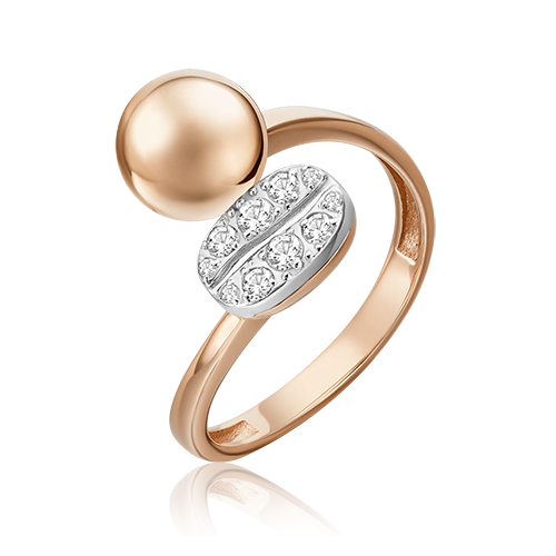 Кольцо из комбинированного золота с натуральными топазами white 01-5563-00-201-1111