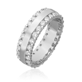 Кольцо из белого золота с бриллиантами 01-5525-00-101-1120-30