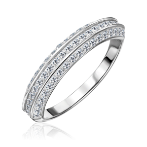 Кольцо из серебра с фианитами 01-3933-00-401-0200