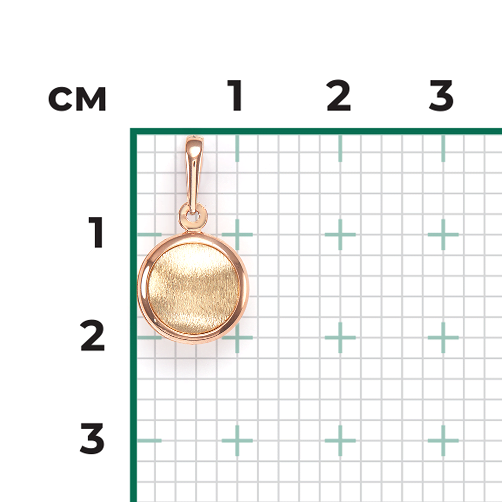 Подвеска из комбинированного золота 03-2987-00-000-1113-64