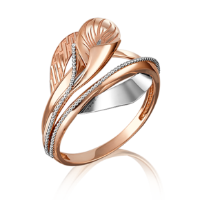 Кольцо из красного золота 01-5110-00-000-1110-48