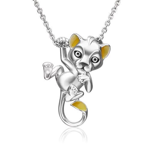 Подвеска «Львёнок» из серебра с эмалью 03-3420-00-000-0200